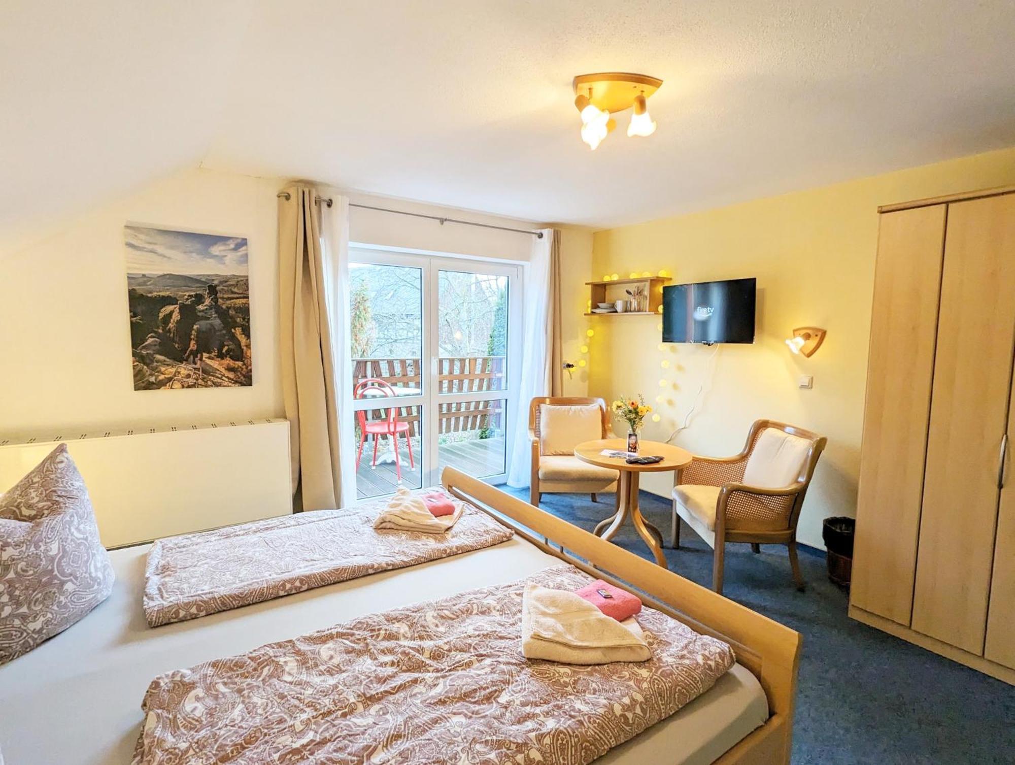 L9 - Urlaubsmagie - Balkon & Direkt Am Wanderweg Apartment Sebnitz Luaran gambar